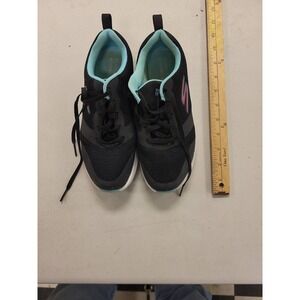 Skechers GO RUN VORTEX-FLASH Black Pink Trim Womens Size‎ 6 Running Shoes